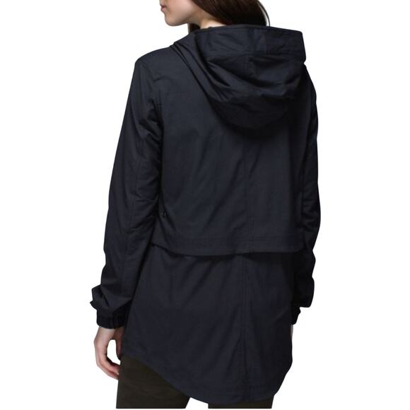 Lululemon Yogi Anorak Jacket Full Zip Hooded Sporty Black Activewear Size 4 - Picture 9 of 16